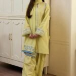 ZS-2635 Lawn Unstitched 3pc Embroidered Suit With Cotton Net Embroidered Dupatta
