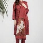 Digital Printed Lawn Suit 3pc With Monar Digital Printed Dupatta