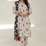 3 Pc Unstitched Digital Printed Lawn suit (Digital Printed Lawn Dupatta)