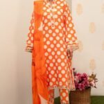 Digital Printed Unstitched Lawn Suit 3pc With Monar Digital Printed Dupatta