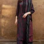 Khaddar 3pc Digital Printed Suit With Digital Printed Khaddar Dupatta
