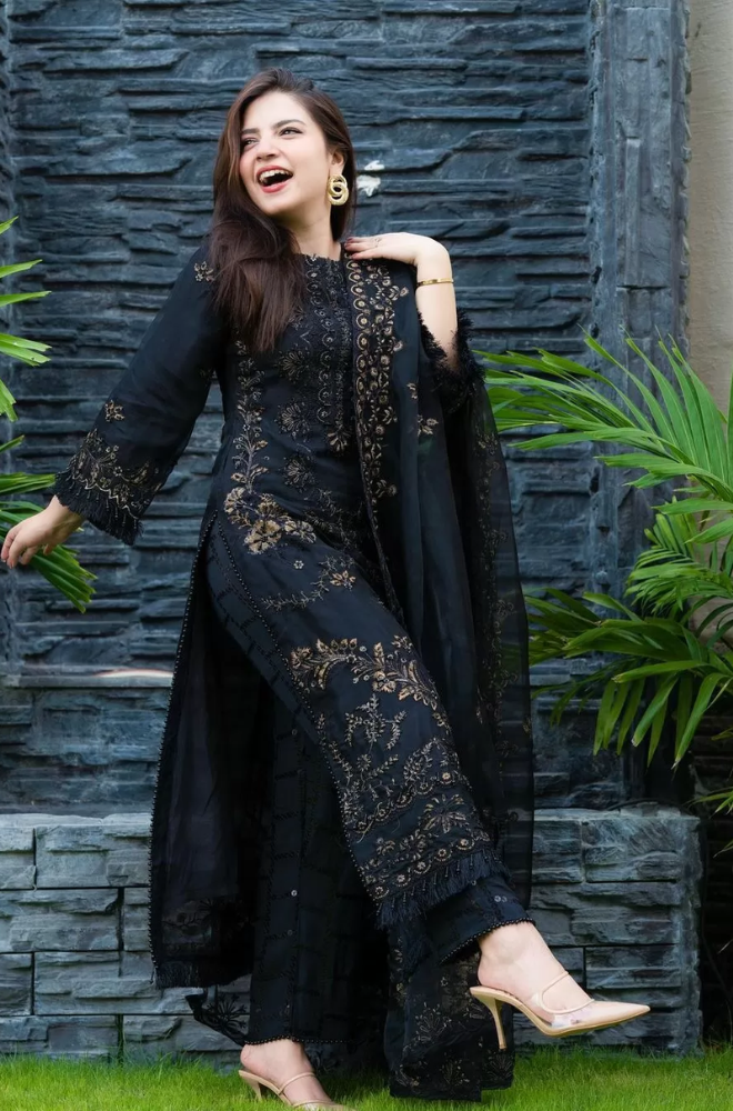 BFSIN025-b.png 3 Piece - Unstitched Fully Embroided Dhanak Fabric NS-32 - Image 1