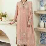 3 Piece - Unstitched Fully Embroidered Lawn Fabric QL-2785