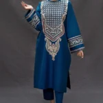 BT-69 Unstitched Fully Embroided Dhanak 2 Piece Suite