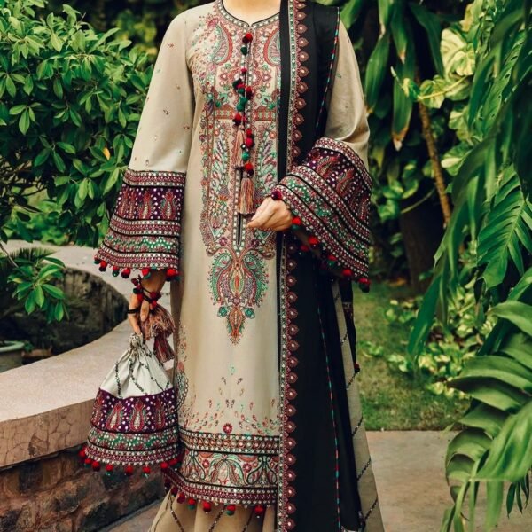 JAZMINE 3pc Embroiderd Summer Casual Collection