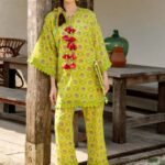 2 Pc Lawn Airjet Digital Printed Suit