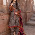 3 Piece - Digital Printed Unstitched Lawn Suit MB-112