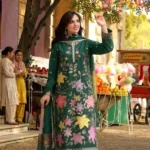 ANEELAS-Lawn Unstitched Embroidered Suit With Digital Printed Dupatta