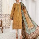 3 Piece - Digital Printed Lawn Suit With Lawn Dupatta