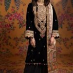 AA-41 Unstitched Embroidered Lawn Suit 3pc With Digital Printed Dupatta