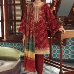 3 Pc Embroided Lawn Suit With Lawn Dupatta CS-300