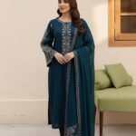 3 Piece - Unstitched Fully Embroidered Lawn Fabric LM-585