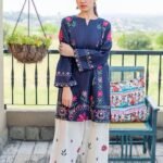 2 Piece - Unstitched Embroidered Lawn Fabric