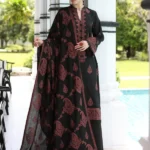 SP-565 Unstitched Dhanak Stuff Full Embroidered Suit With Full Embroidered Shawl