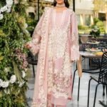 3 Piece - Unstitched Fully Embroidered Lawn Fabric EL-2710