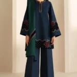 SP-155 Unstitched Fully Embroidered Dhanak Fabric