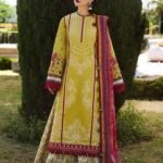 Unstitched Heavy Embroidered Dhanak Suit ( Printed Woolen Shawl