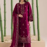3 Piece - Unstitched Fully Embroidered Lawn Fabric BT-2860