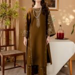 2 Piece - Unstitched Fully Embroided Lawn Fabric BA-68