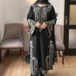 3 Piece - Unstitched Embroidered Lawn Fabric MR-2740 B