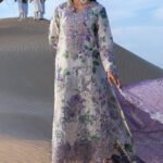 UNSTITCHED - 3 Piece Digital Printed and Embroidered Lawn Fabric