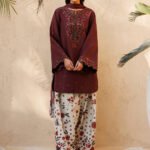 UNSTITCHED - 3 Piece Printed and Embroidered Lawn Fabric