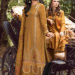 Dhanak Fabric - 3 Piece Unstitched Fully Embroidered Dress MB 3110
