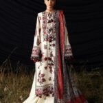 Dhanak Fabric - 3 Piece Unstitched Fully Embroidered Dress HR-3145