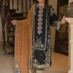 Aneela's Luxury Unstitched Dhanak Suit AS-3160